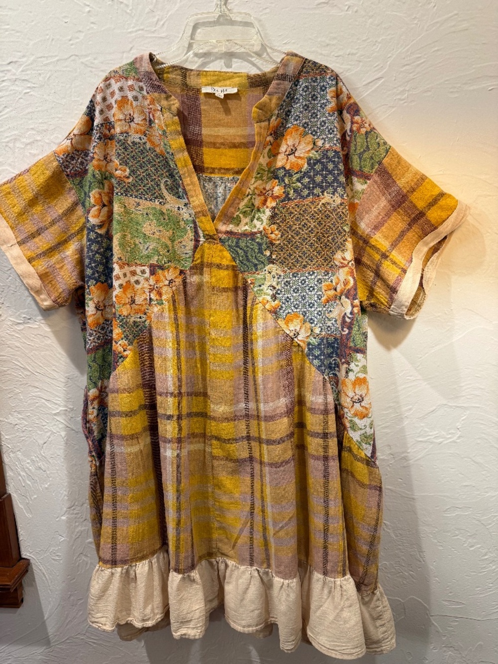 Oli and Hali patchwork top